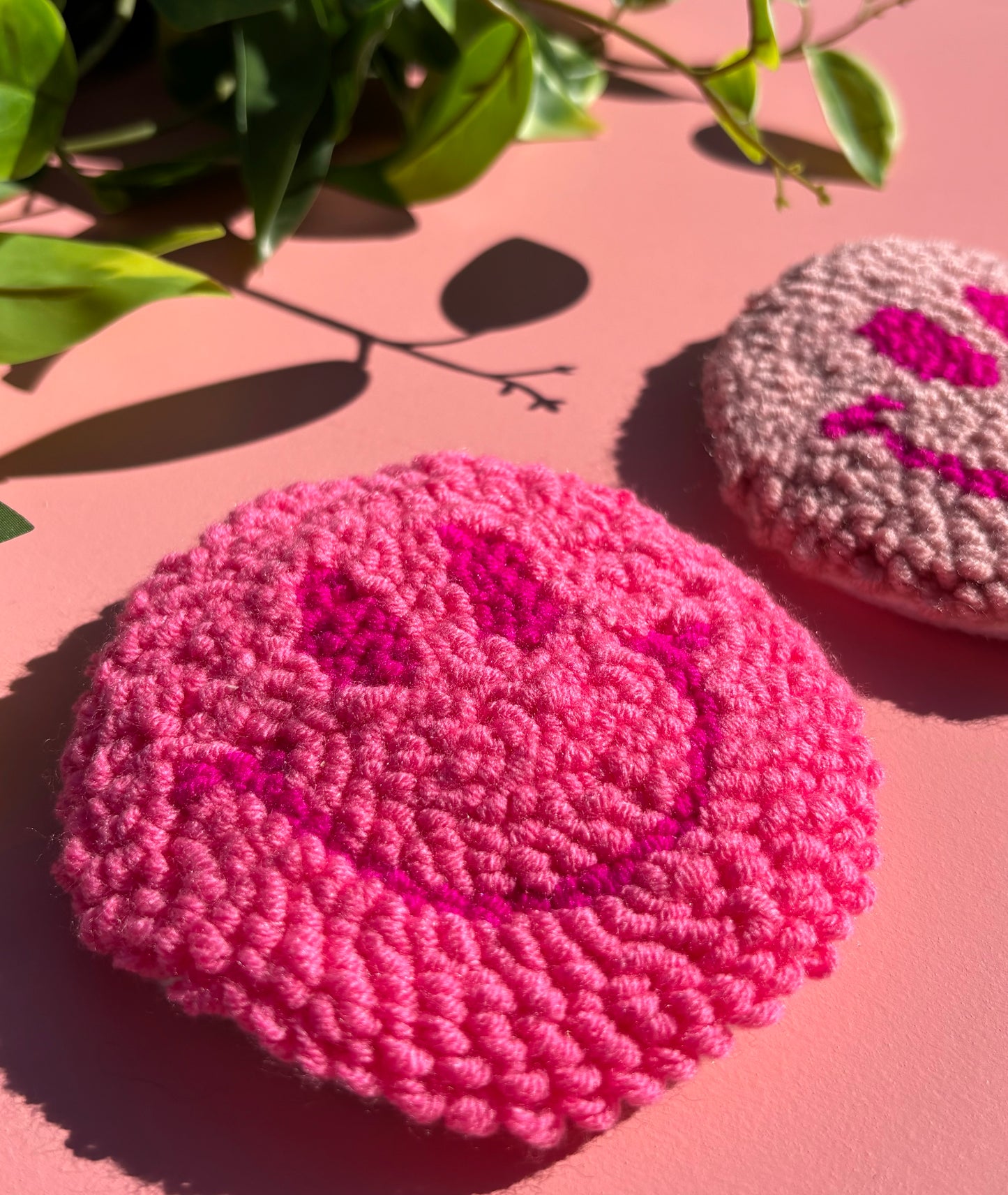 Mug Rugs š Smiley