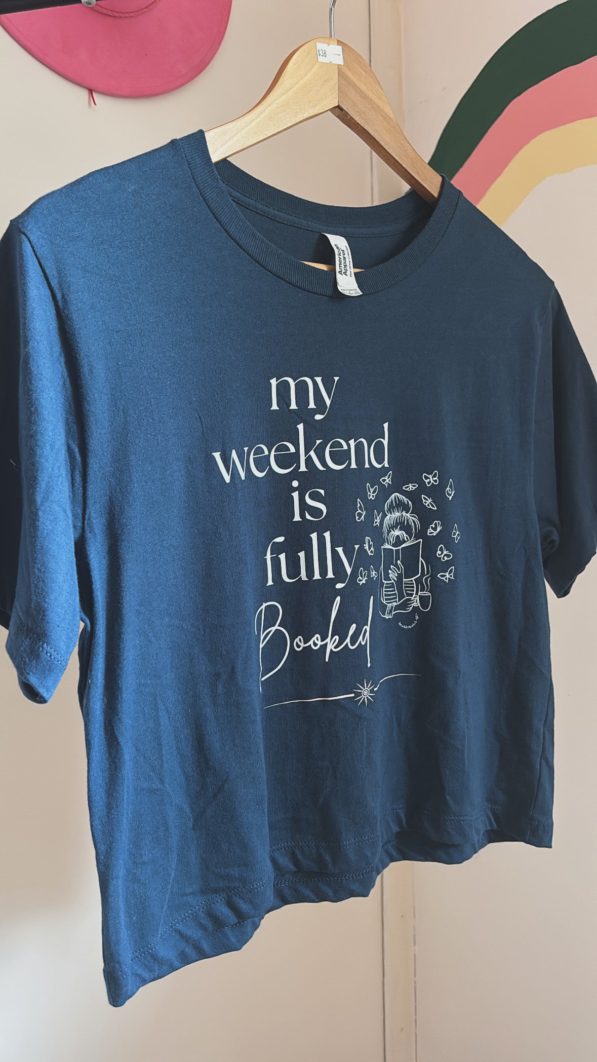 📚 My Weekend is Fully Booked Tee | 100% Cotton | small