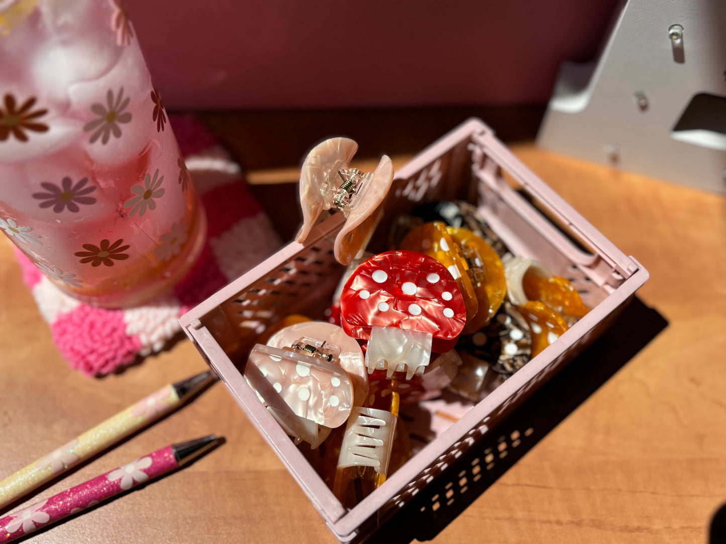 Cute Mushroom Claw Clips