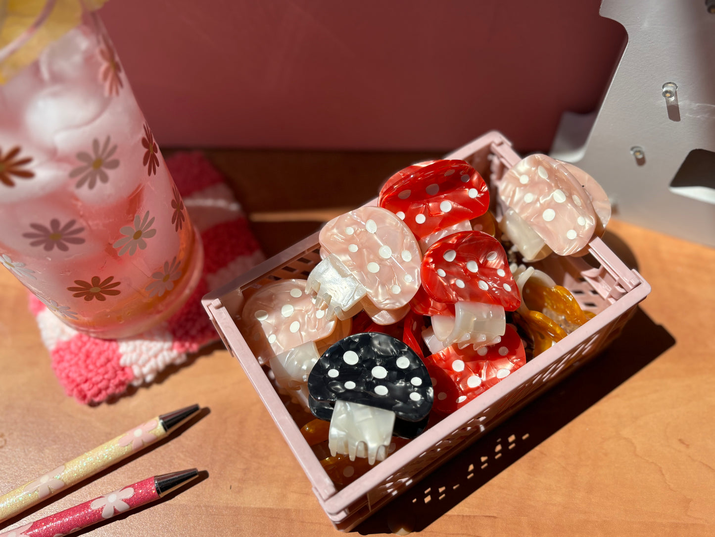 Cute Mushroom Claw Clips