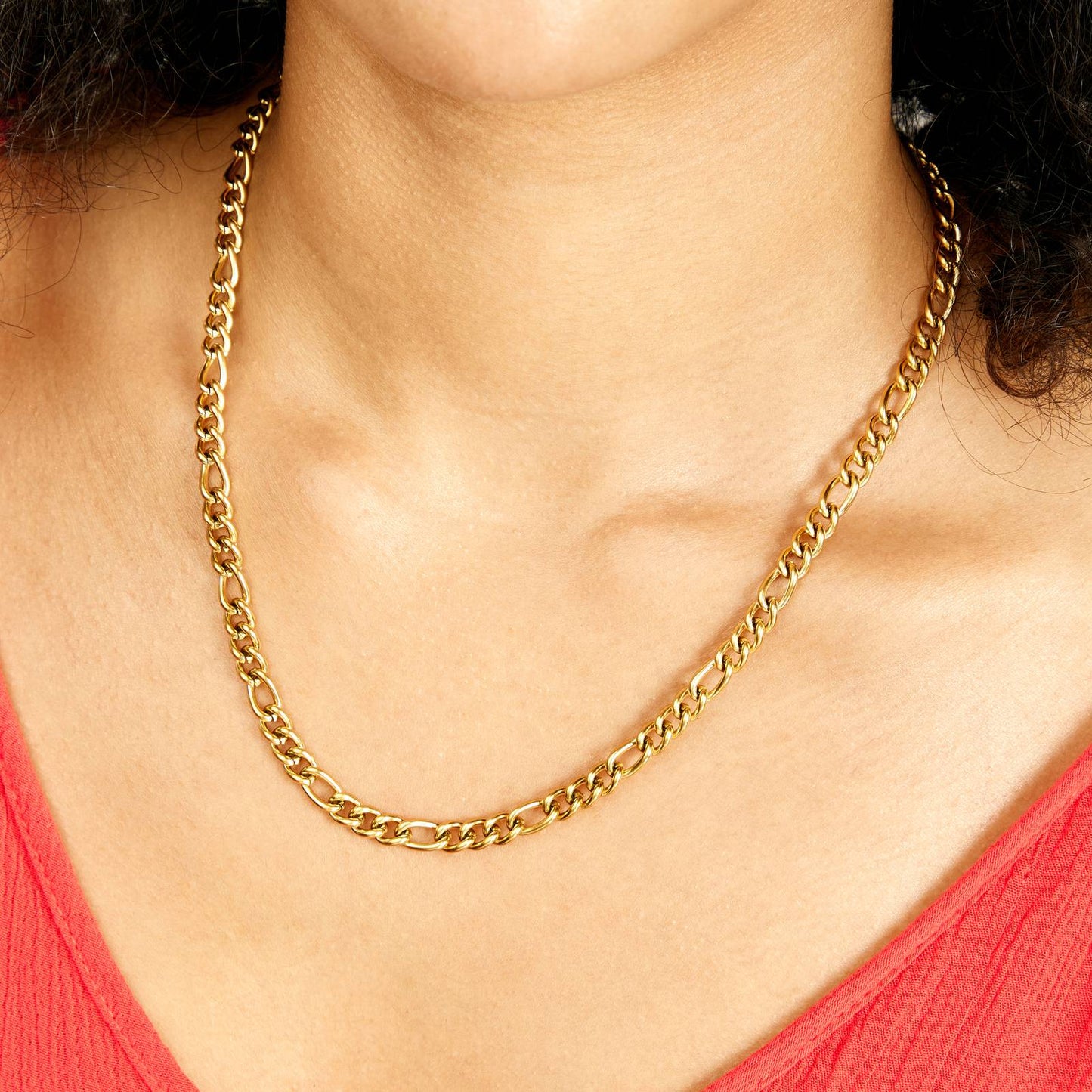 Thick Gold Chain Necklace