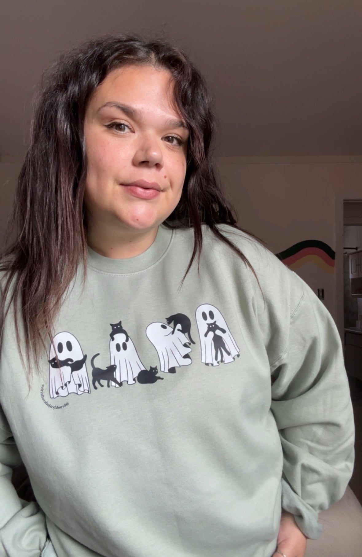 Ghost Cats Crewneck