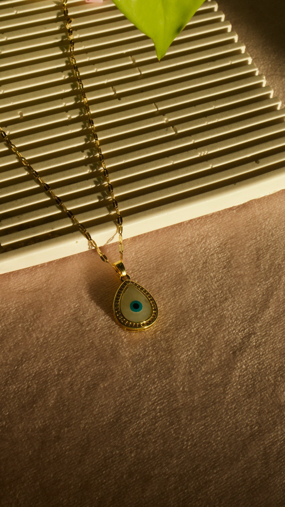 Mystic Evil Eye Teardrop Necklace