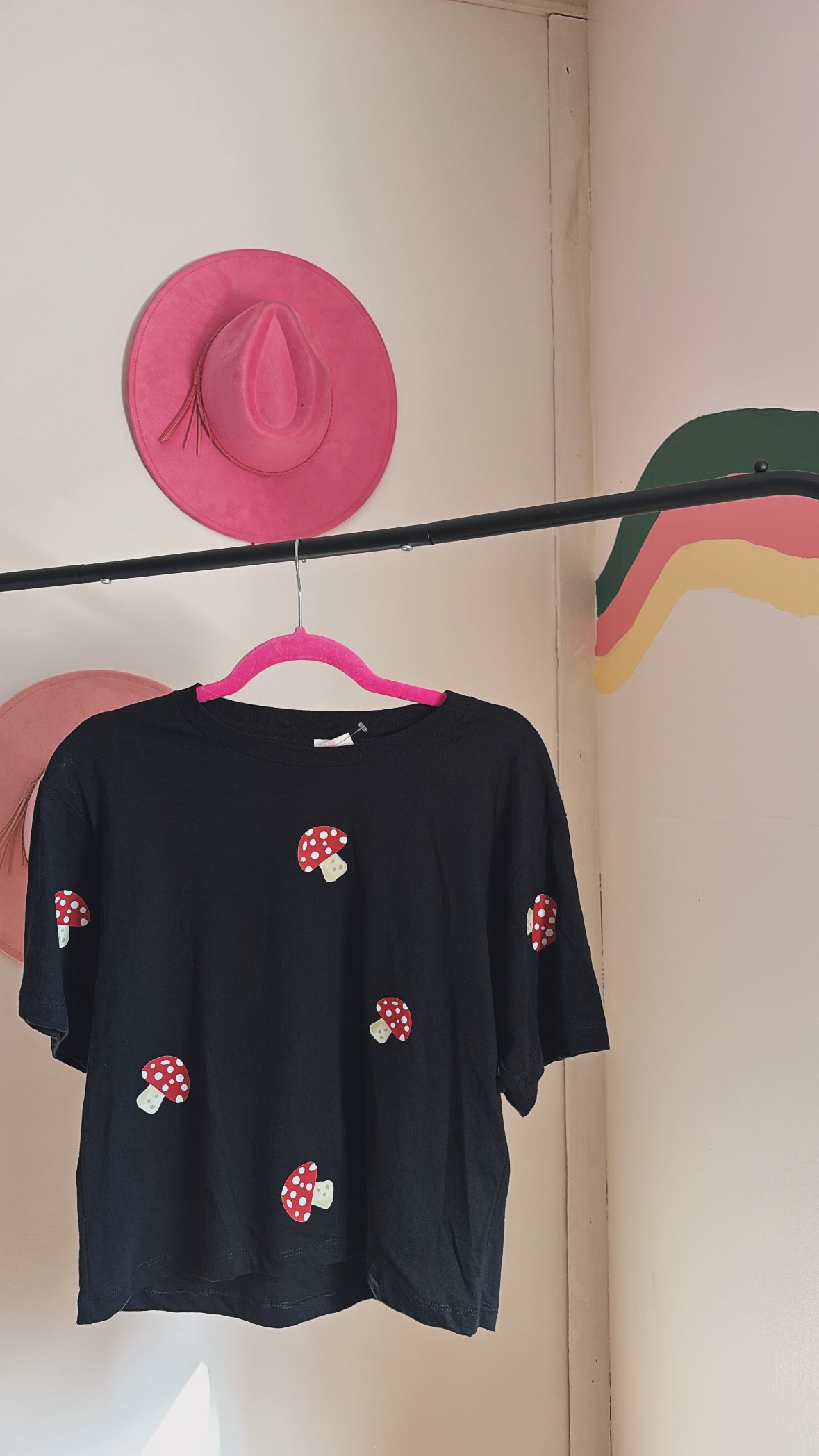 Magic Mushroom Crop Tee - Medium