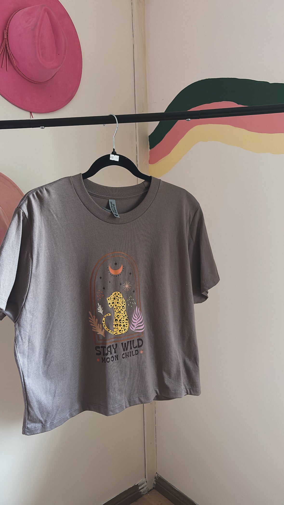 Stay Wild Moon Child Cropped Tee