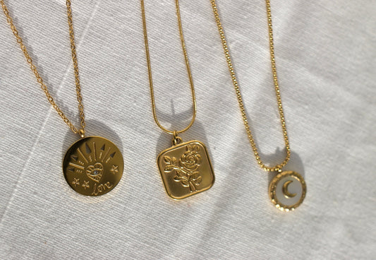 Gold Celestial Necklaces