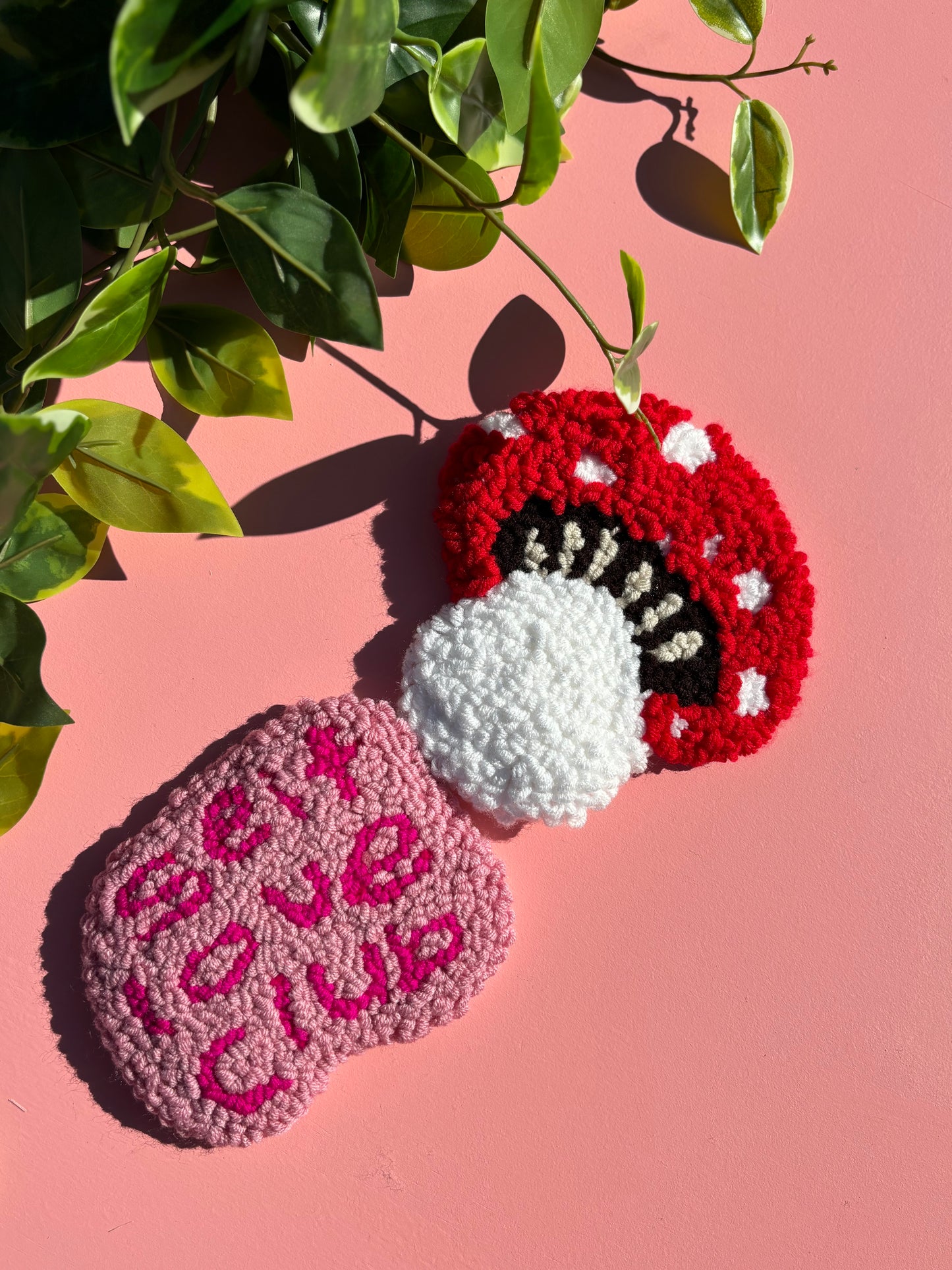 Mug Rugs š Mushroom & Self Love Club