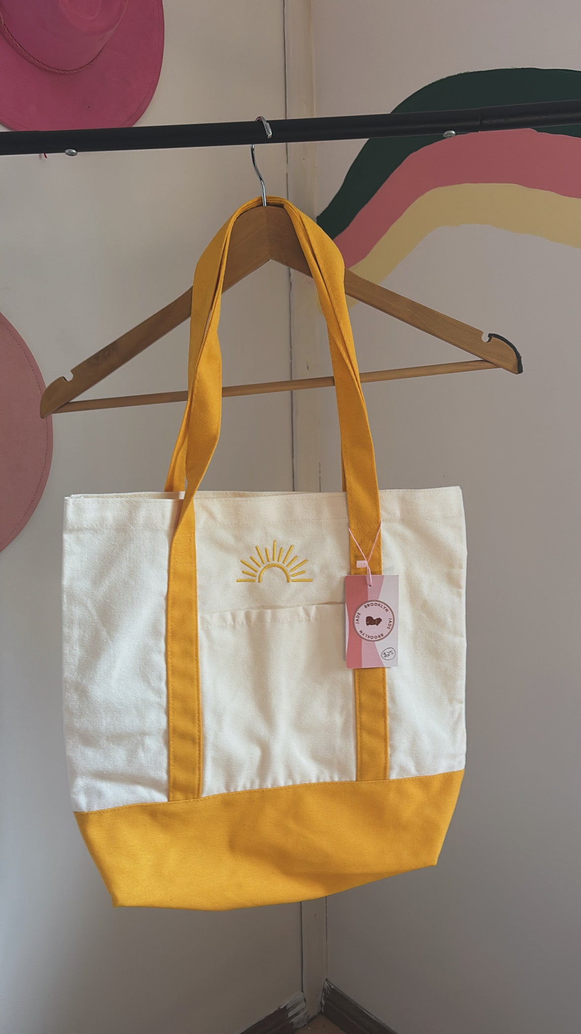 Sunshine Canvas Tote☀️
