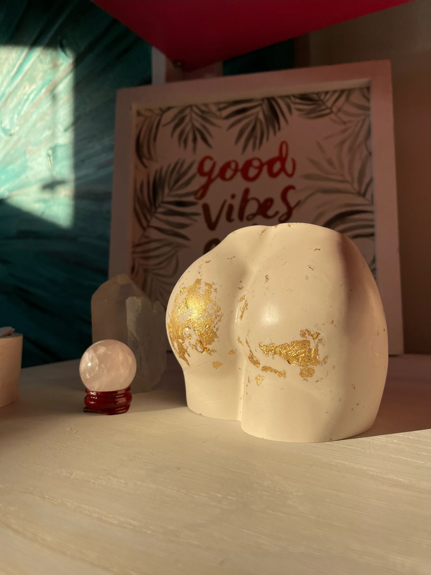 Luxe Booty Vase. Dried Florals. Planter. Boho. Body Positive