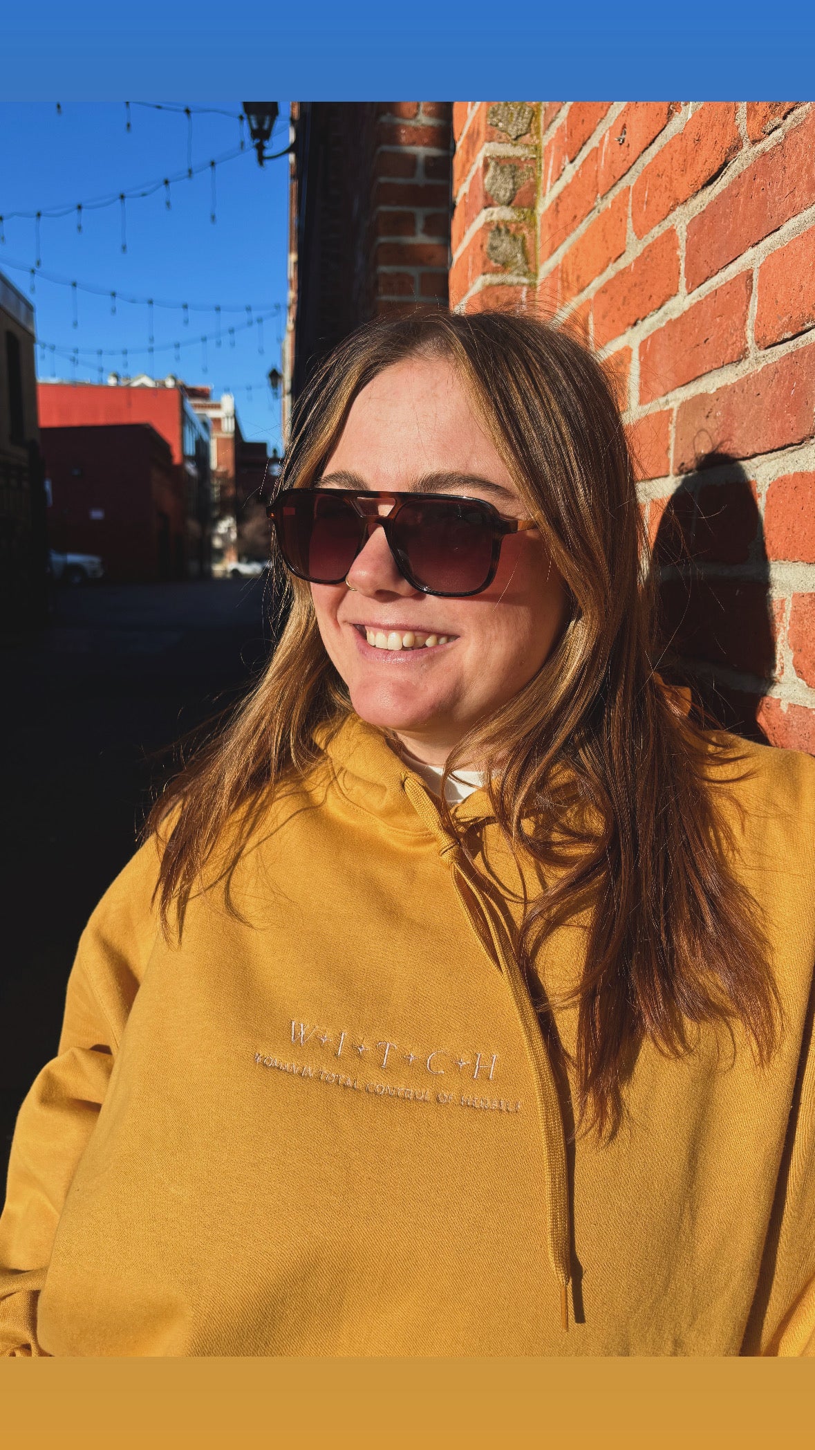 Witch Embroidered Hoodie
Women In Total Control Of Herself Sweatshirt