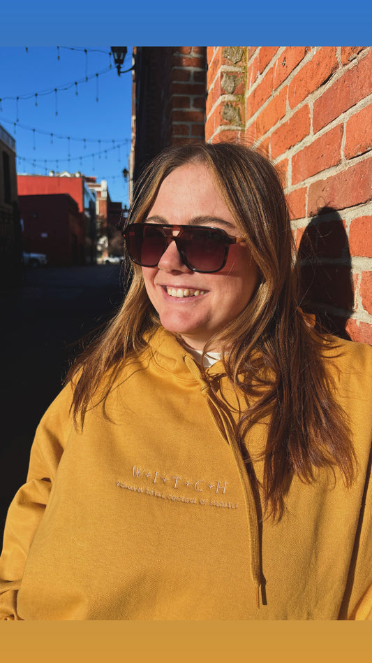 Witch Embroidered Hoodie
Women In Total Control Of Herself Sweatshirt