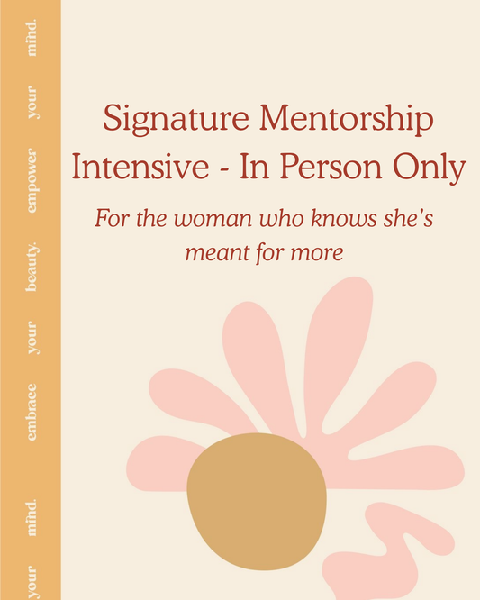 🌹 Signature Mentorship Intensive – In Person ($450 / 90–120 min)