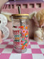 Choose Happiness Glass Cups- Smoothie Cup. Bubble Tea. Aesthetic Cup. 24 OZ.
