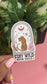 “Stay Wild Moon Child” Leopard Sticker
