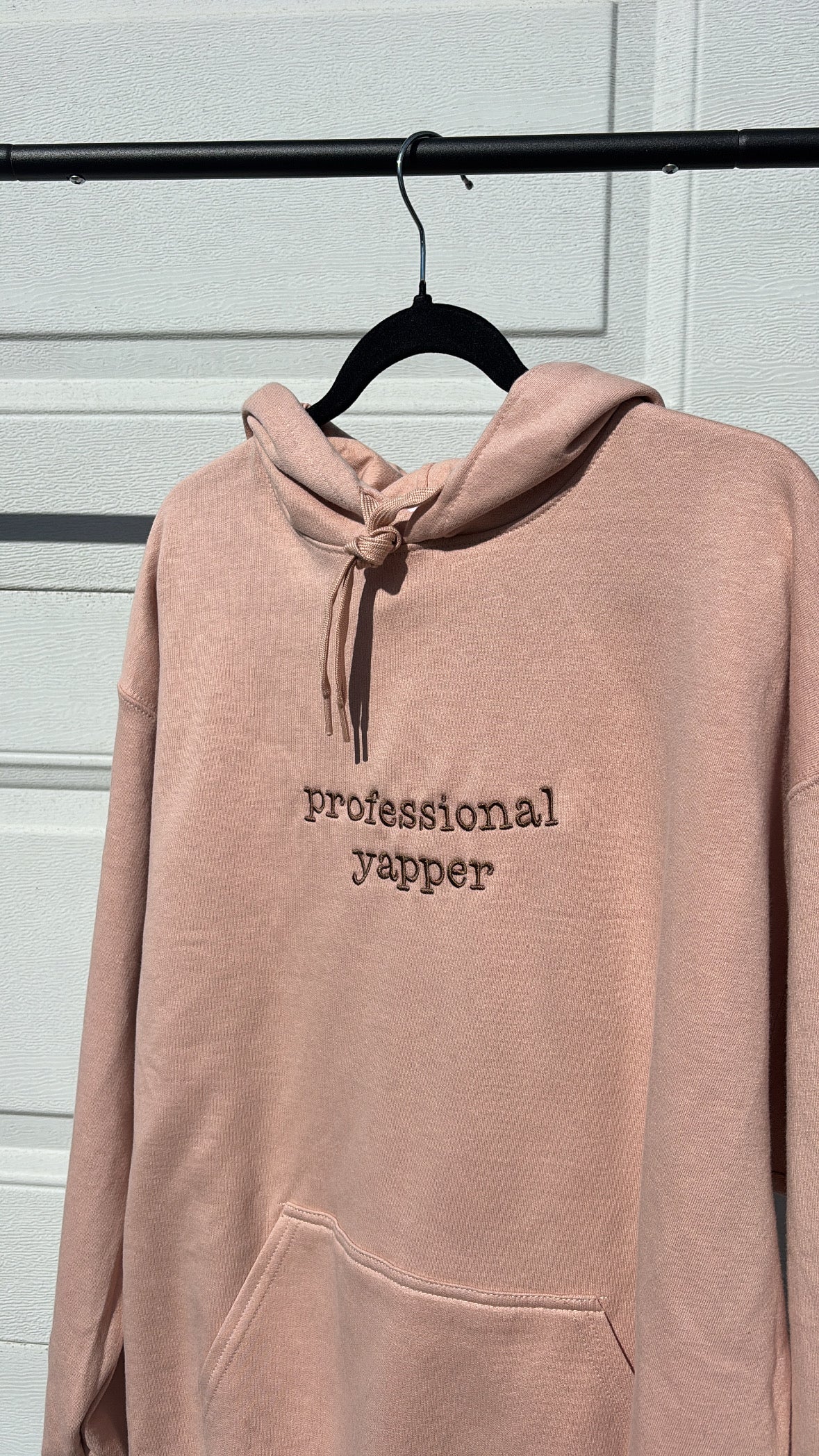 Professional Yapper Embroidered Hoodie