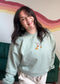 Ice Latte Ghosty Embroidered Crew