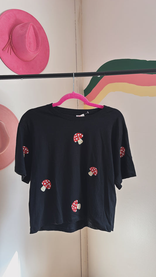 Magic Mushroom Crop Tee - Medium