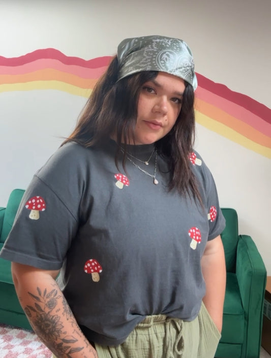 Magic Mushroom Crop Tee 2XL