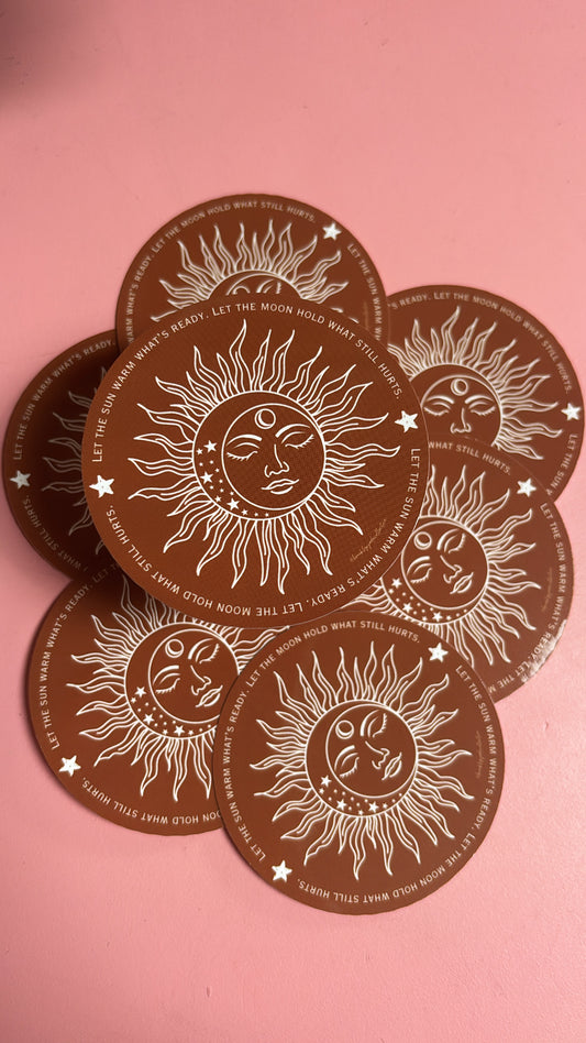 “Sun & Moon Cosmic Balance” Sticker