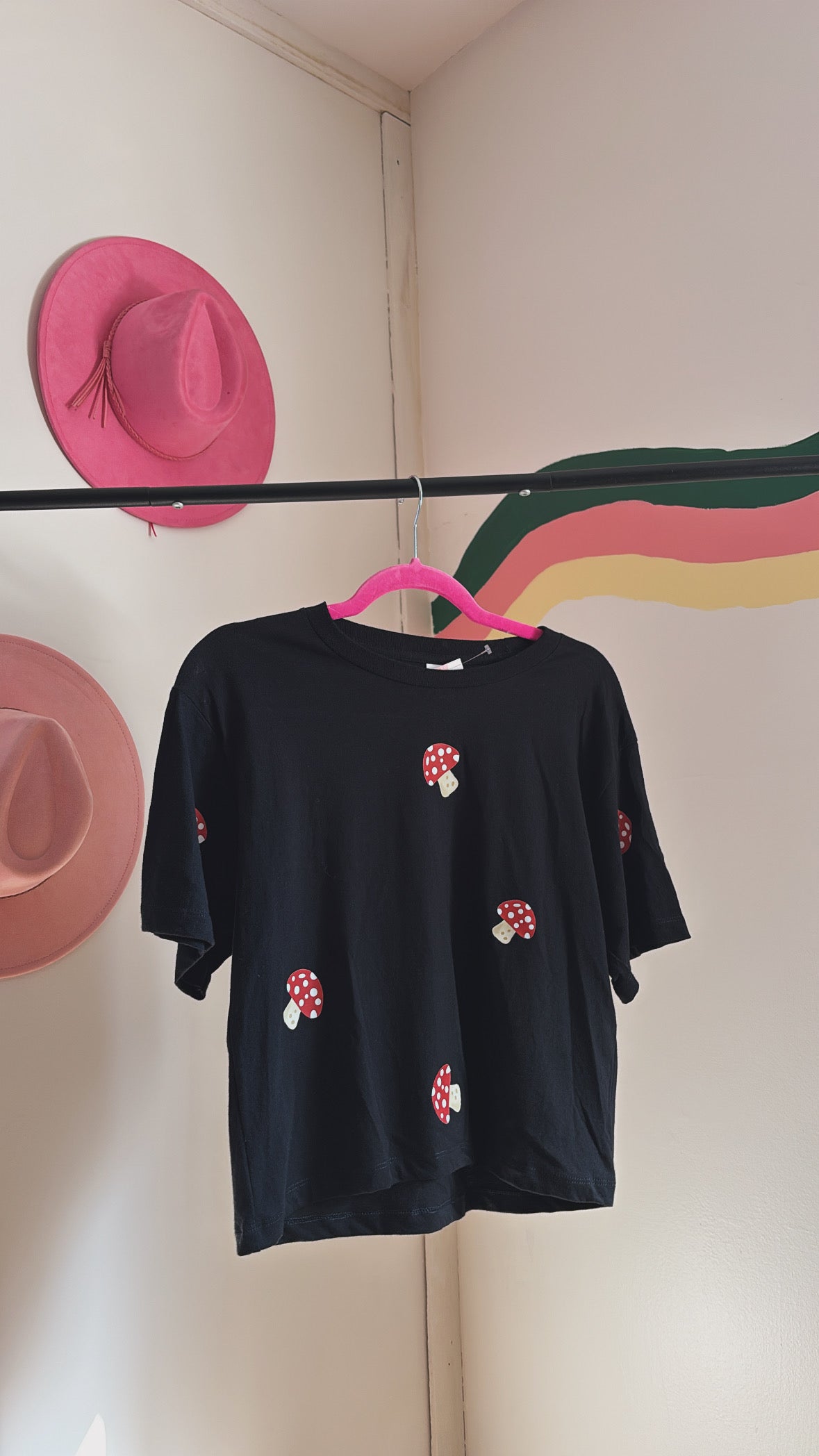 Magic Mushroom Crop Tee - Medium
