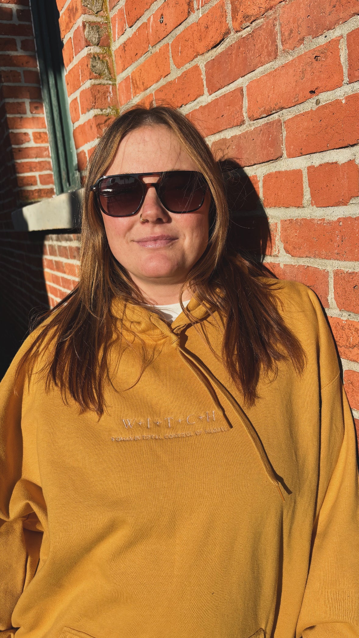 Witch Embroidered Hoodie
Women In Total Control Of Herself Sweatshirt