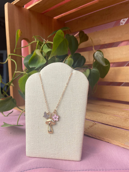 Mushroom Necklace