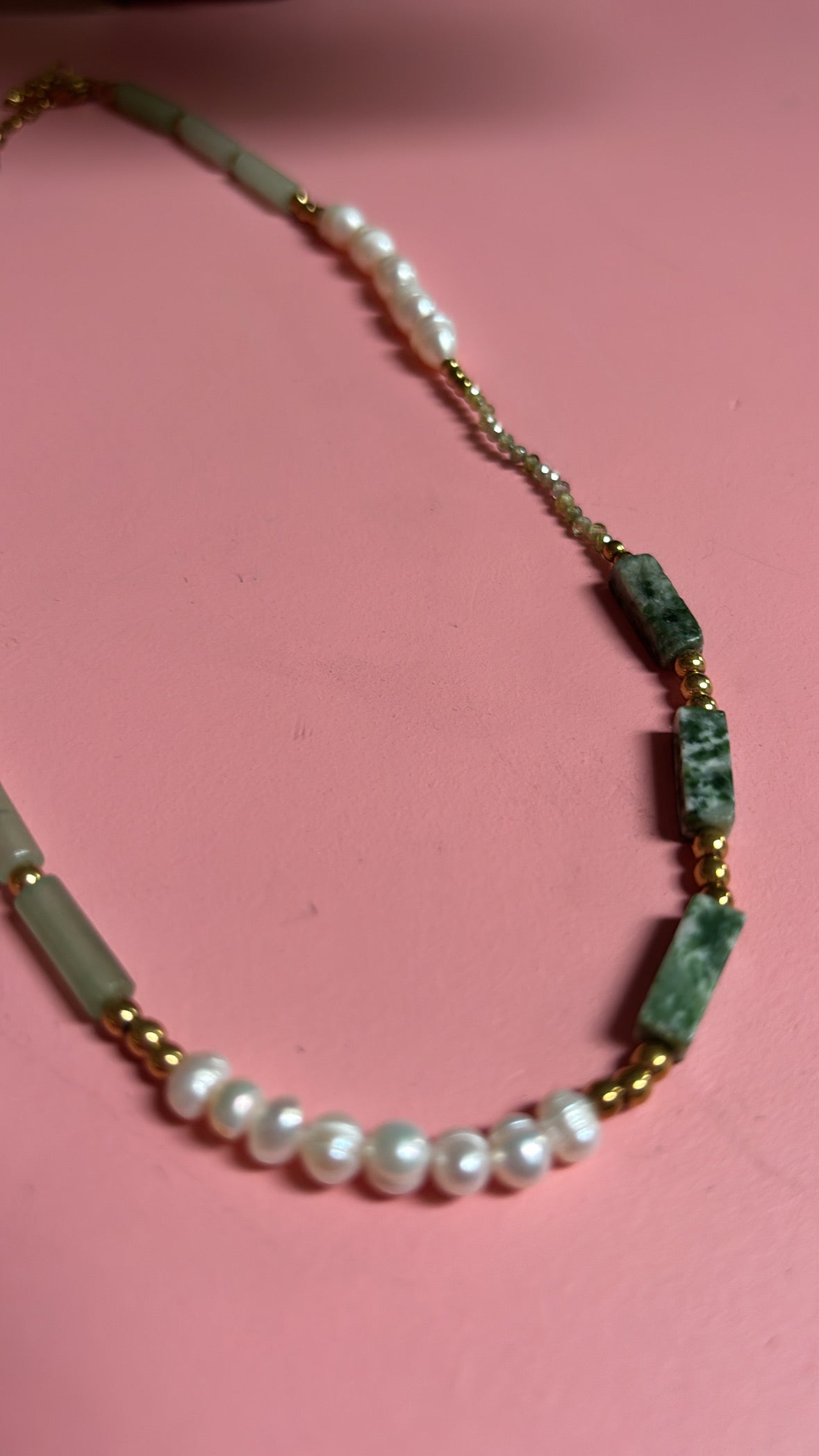 Jade & Pearl Necklace