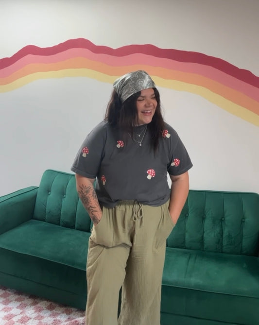 Magic Mushroom Crop Tee 2XL