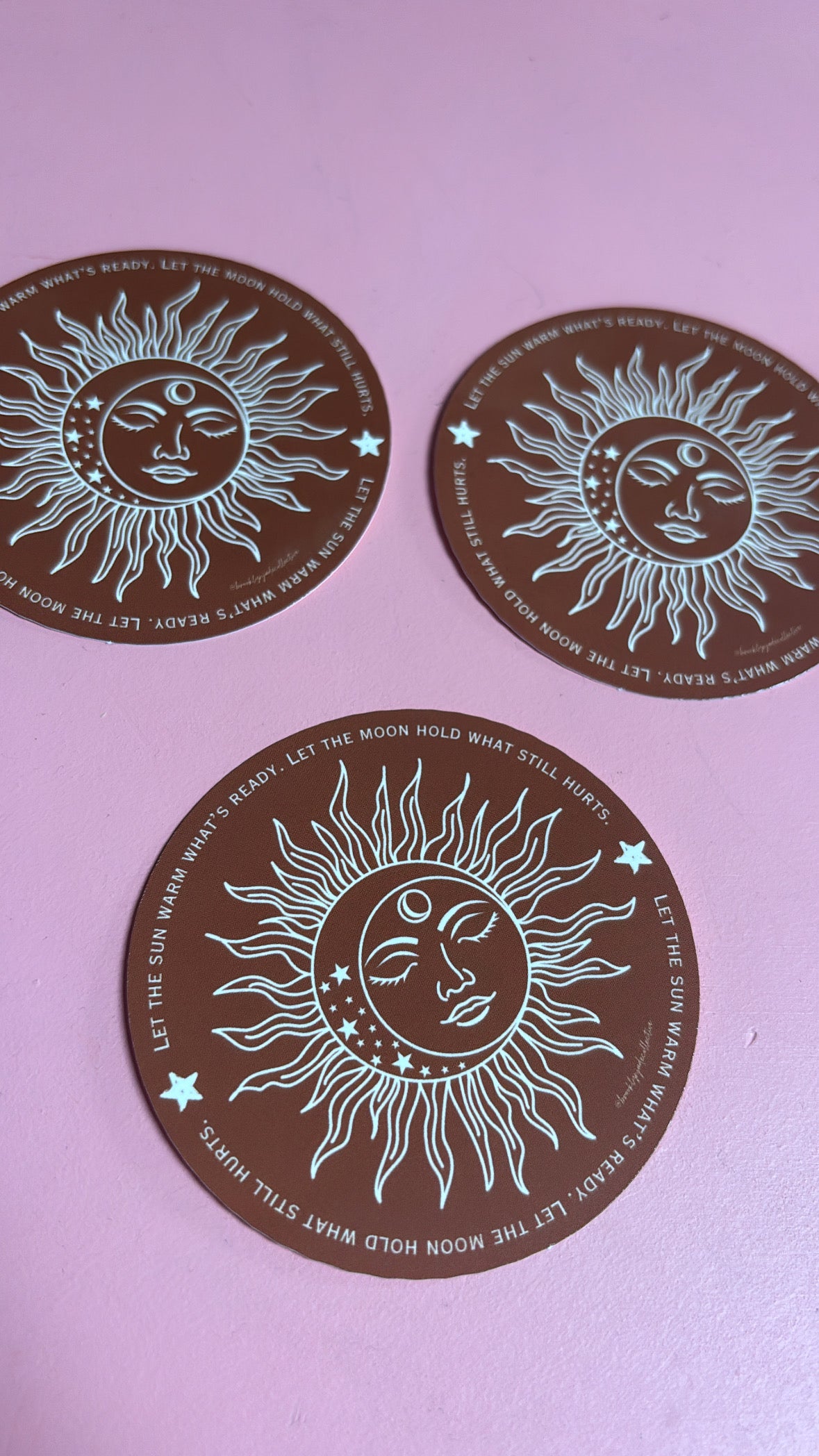 “Sun & Moon Cosmic Balance” Sticker
