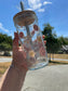 Groovy Smiley Glass Cups- Smoothie Cup. Bubble Tea. Aesthetic Cup. 24 OZ.