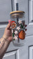 Orange blossom Glass Cups- Smoothie Cup. Bubble Tea. Aesthetic Cup. 24 OZ.