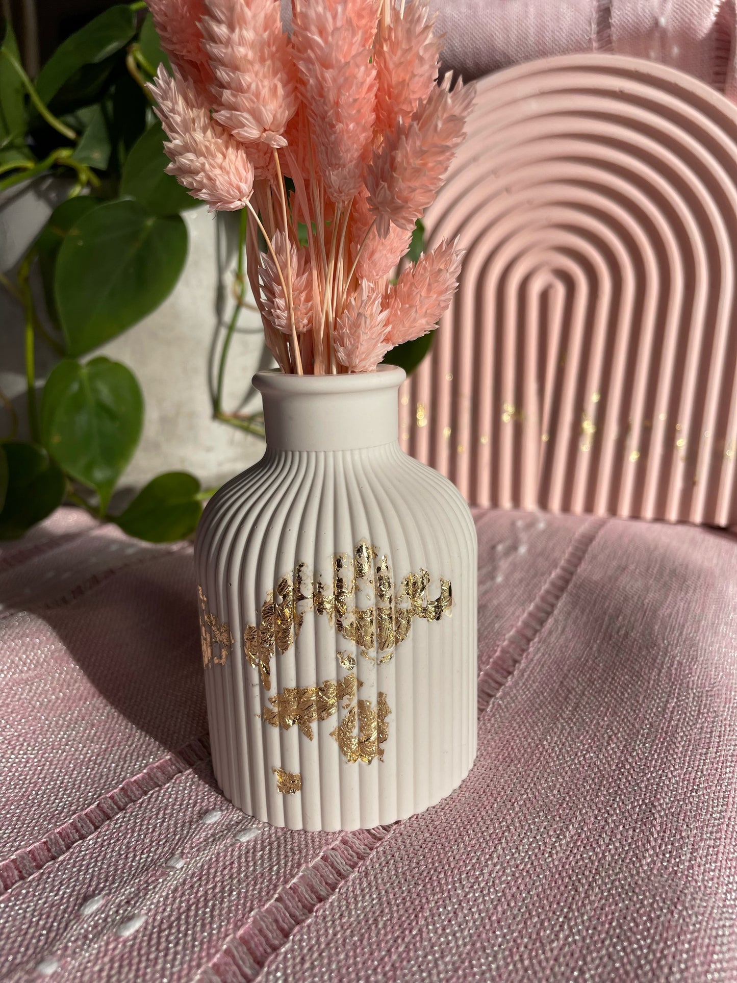 Dried Florals Vase- Home Decor, Boho Vibes, Functional.