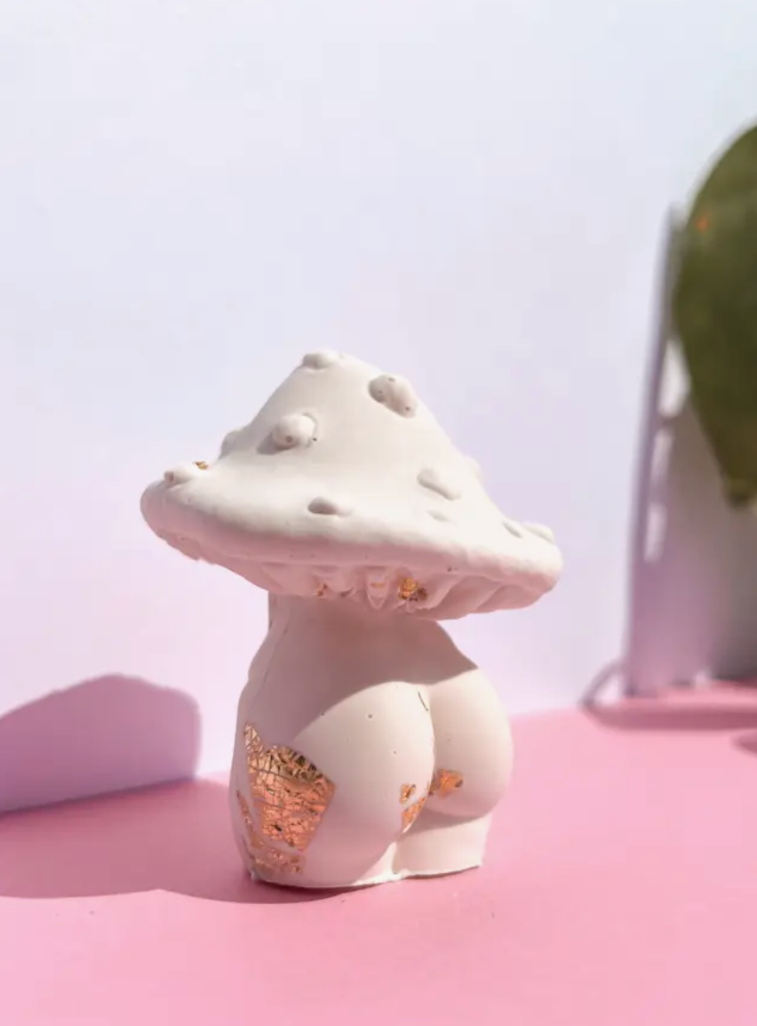 Mini Mushy Lady. Decorative. Body Positive. Mushroom